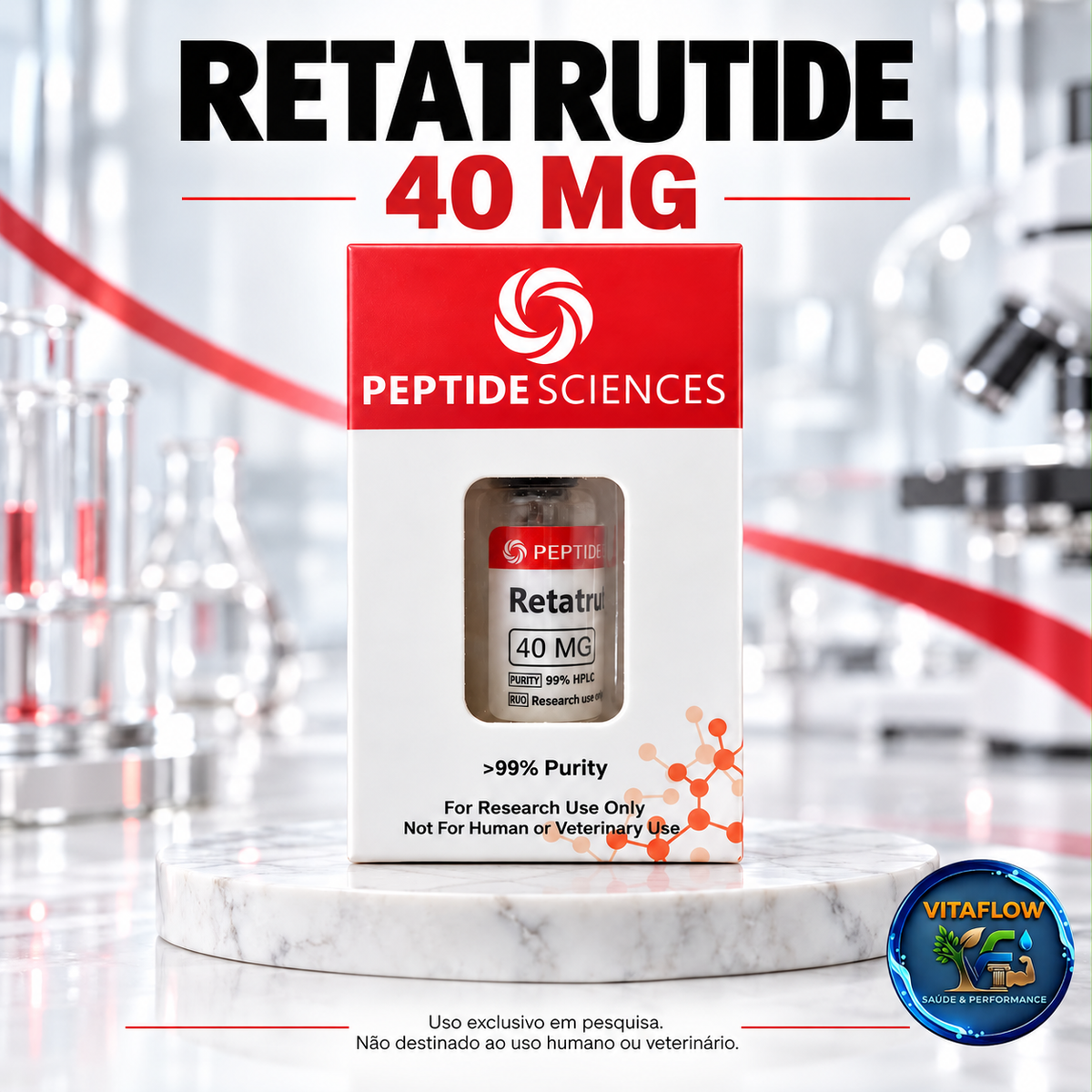 Retatrutida 40mg - Peptide Sciences