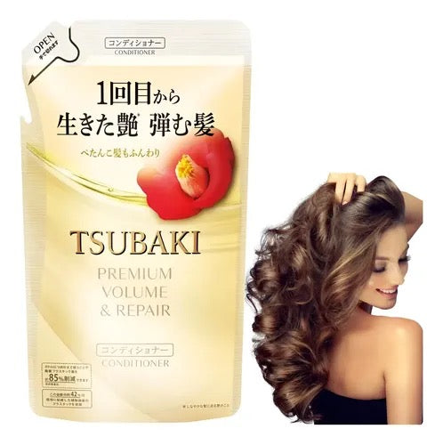 Shiseido Tsubaki Condicionador Premium Volume & Repair Refil 300ml