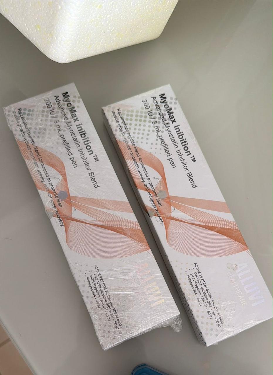 Caneta 200UI MyoMax Inibition - CJC 1295 + HGH Frag + Folistatin - Alluvi