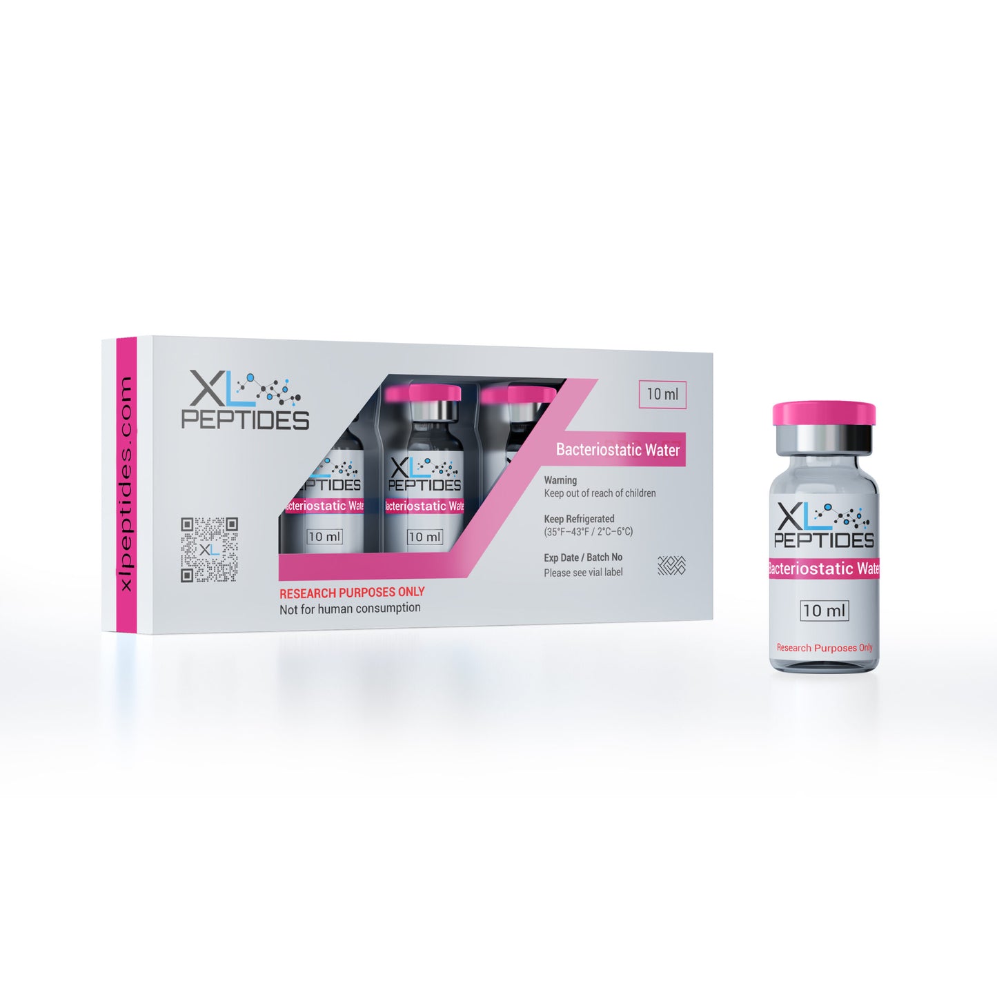 Água Bacteriostática 5ml - XL Peptides