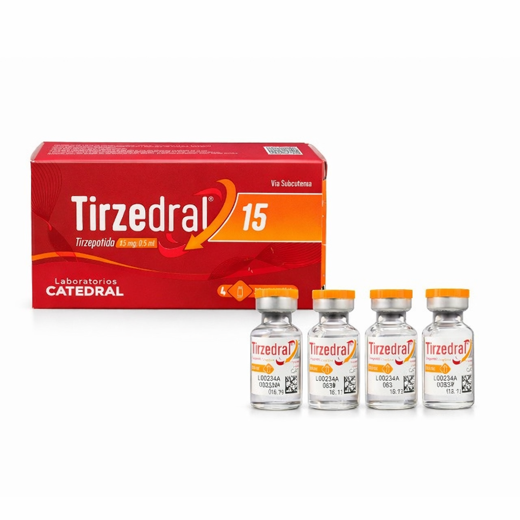 Tirzepatida Tirzedral 15mg (total 60mg)