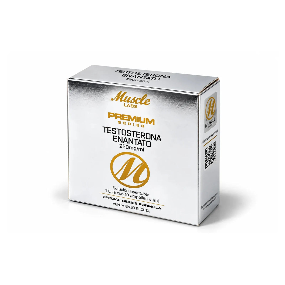 Enantato de testosterona 250mg (10 ampolas) - MUSCLE PREMIUM