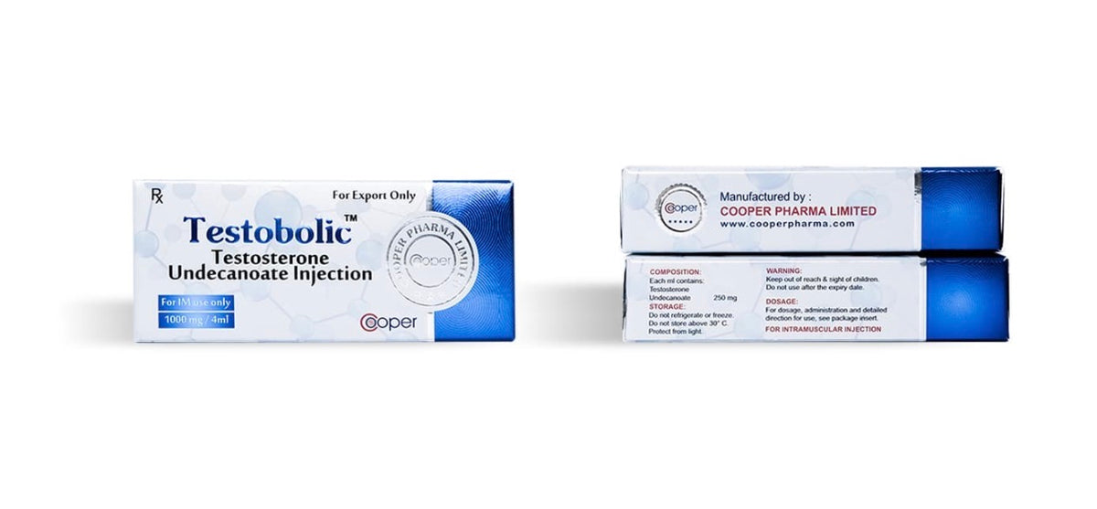 Undecanoato de Testosterona 1000mg - Cooper Pharma