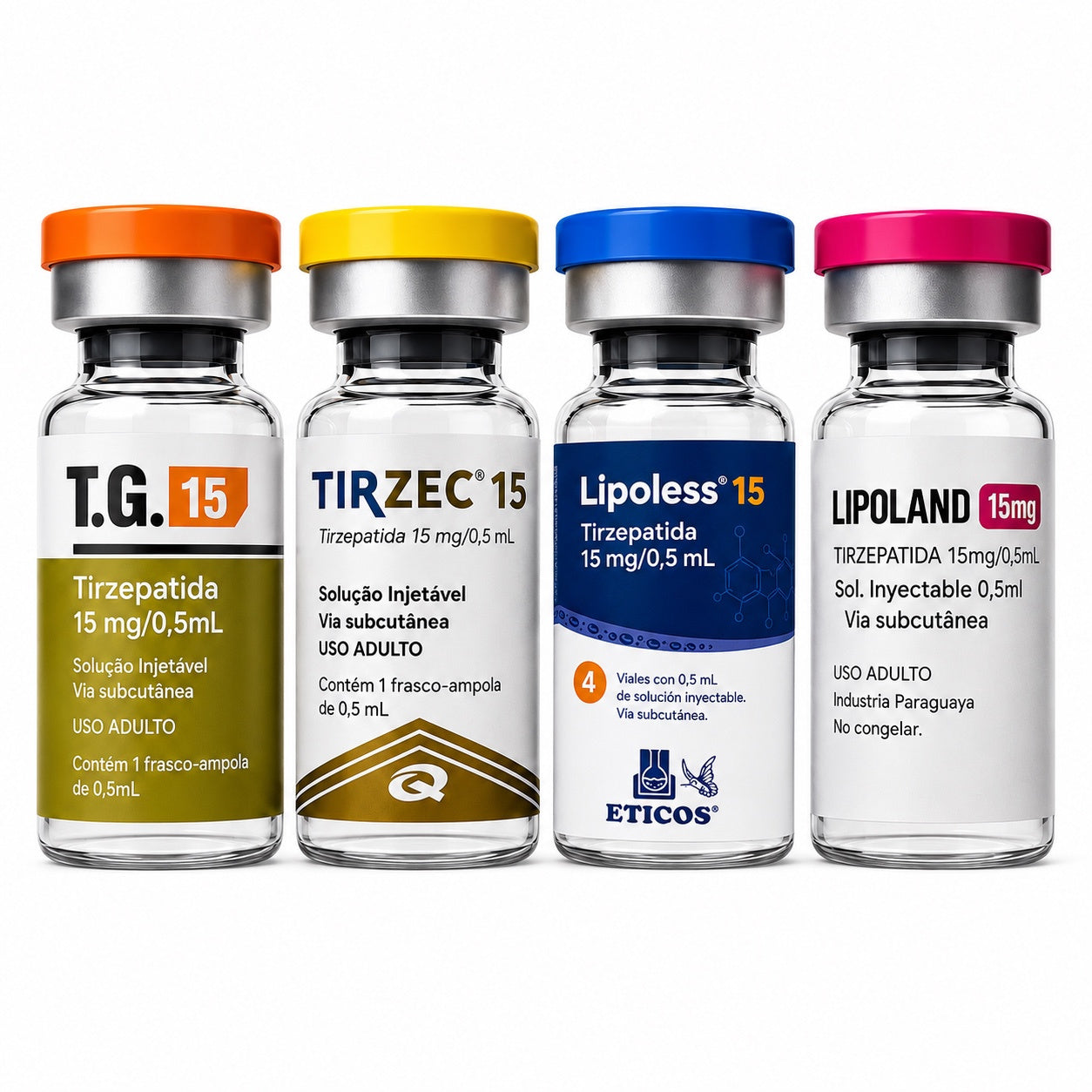 Tirzepatida 15mg COMBO MIX 4 (60mg)