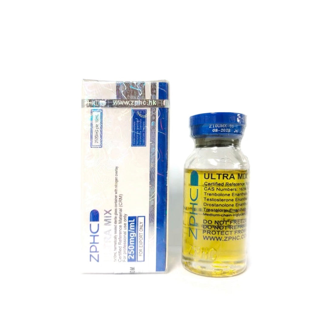 Ultra Mix 250mg (Trembo Enan 50mg + Enantato 100mg + Masteron Enan 90mg + Trest Enan 10mg) - ZPHC