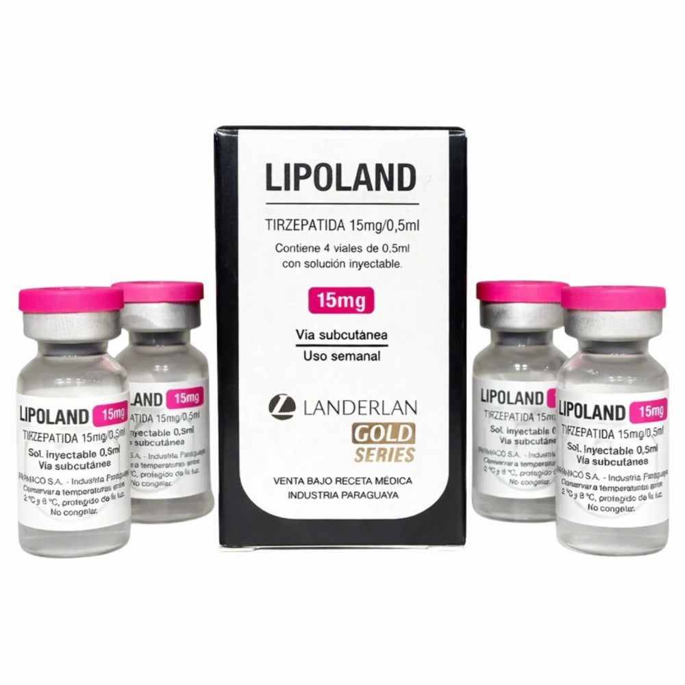 Tirzepatida Lipoland 15mg 4 ampolas (60mg)