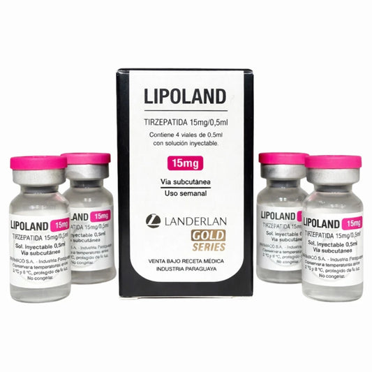 Tirzepatida Lipoland 15mg 4 ampolas (60mg)
