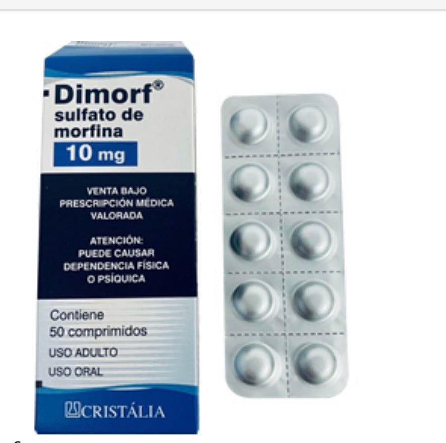 Dimorf 10mg (Sulfato de Morfina) - Cristália