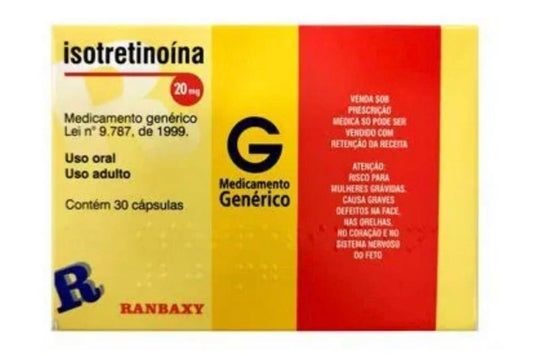 Roacutan 20mg - Genérico