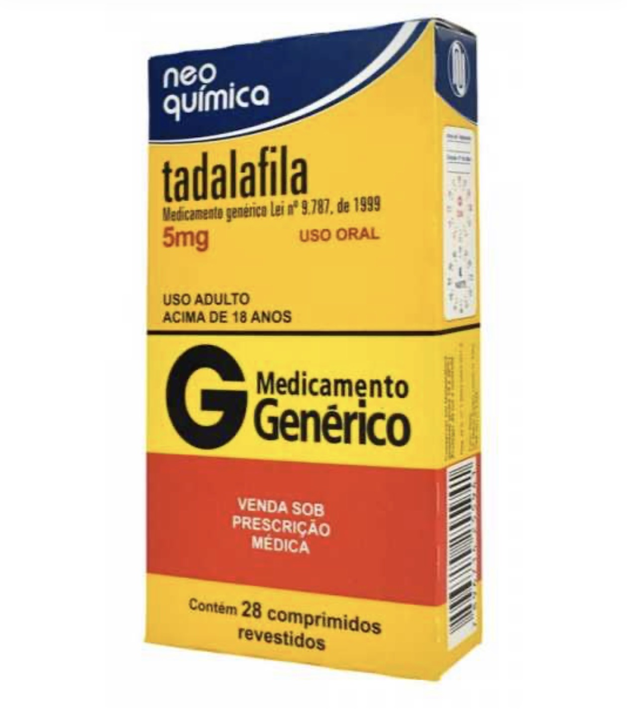 Tadalafila Diário 5mg - Genérico