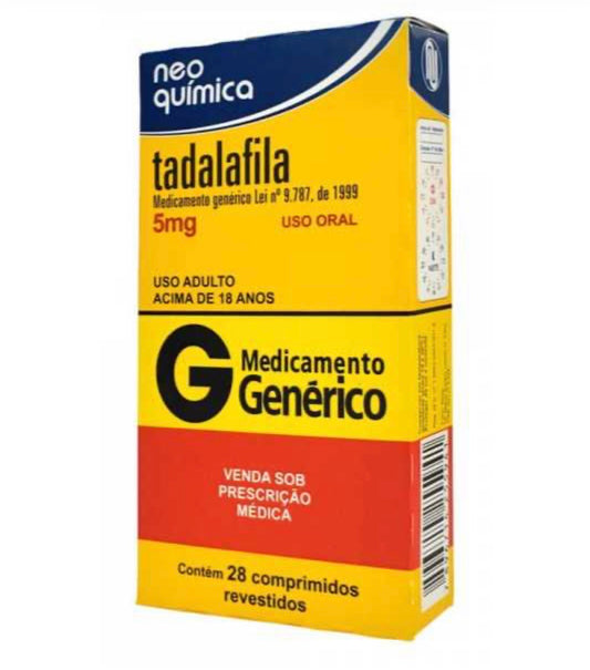 Tadalafila Diário 5mg - Genérico