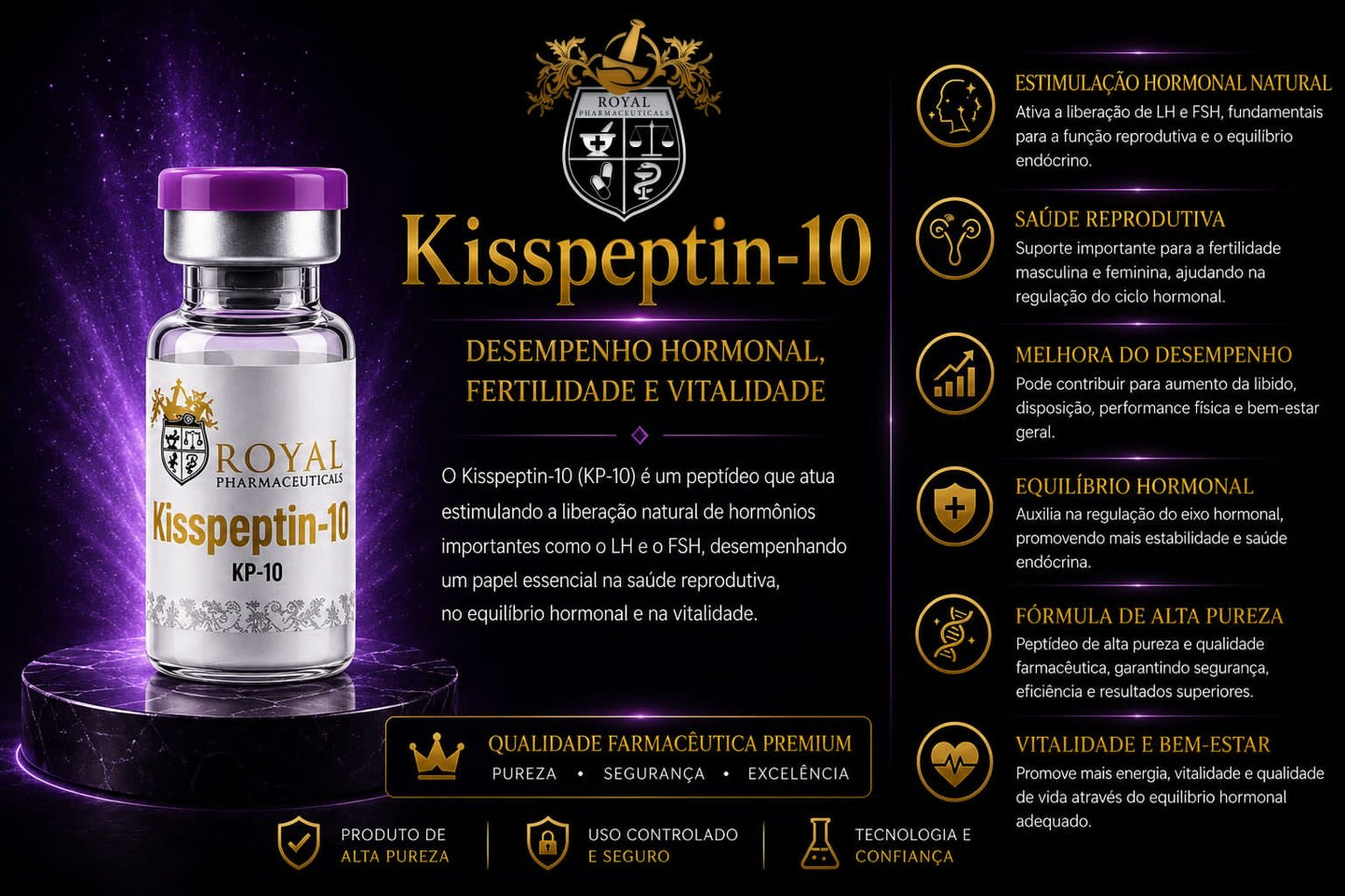 KissPeptin 10mg - Royal Pharmaceutical