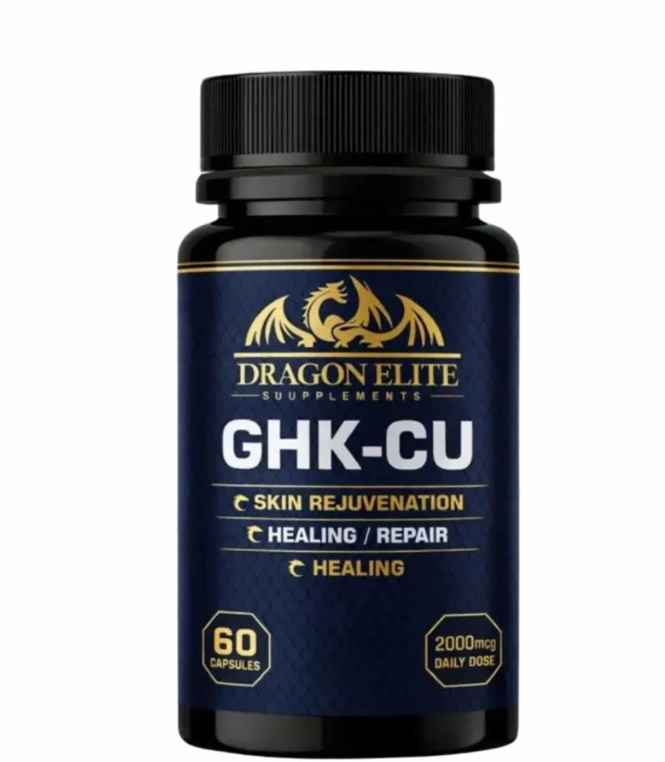 GHK-CU oral 1000mcg - 60 cápsulas - Dragon Elite