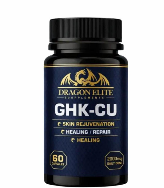 GHK-CU oral 1000mcg - 60 cápsulas - Dragon Elite