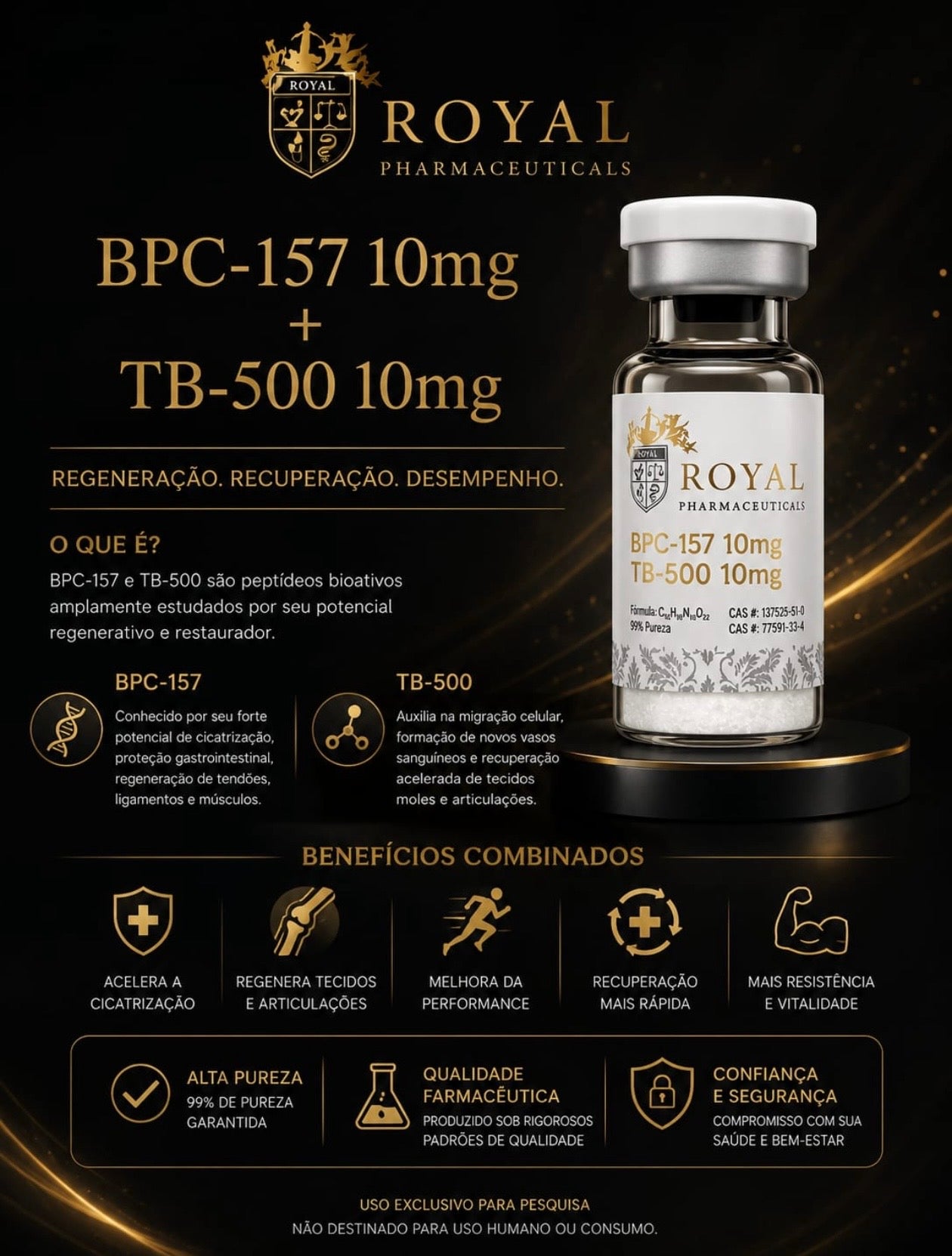 BPC 157 + TB500 20mg - Royal Pharmaceutical