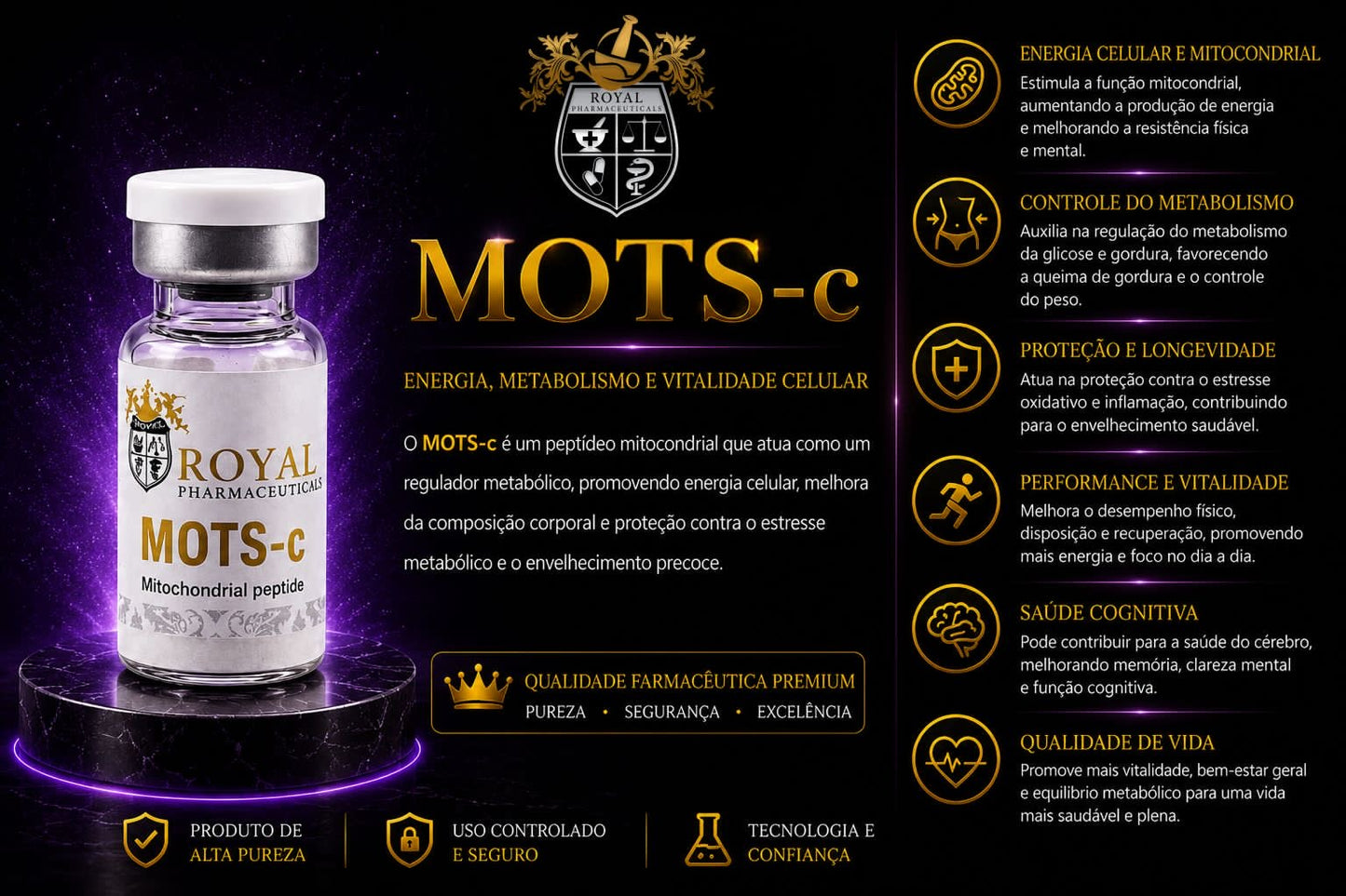 MOTS-C 10mg - Royal Pharmaceutical