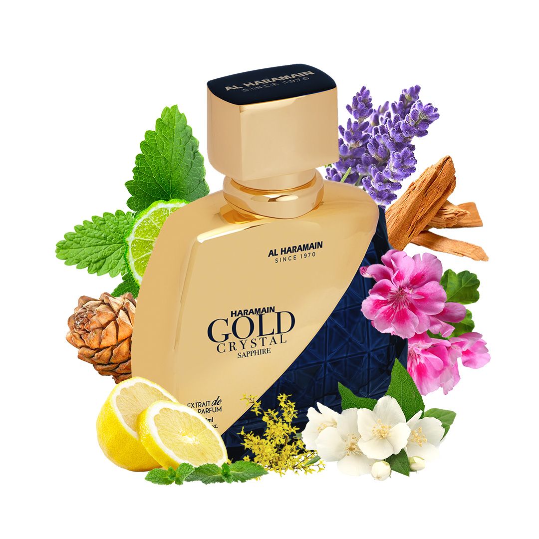 Al Haramain Gold Crystal Sapphire Exdp 100ml — Unissex