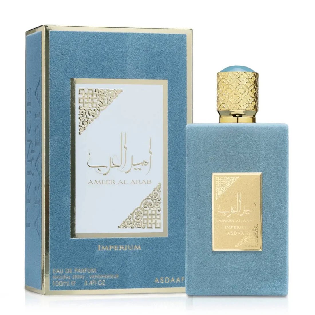 Lattafa Asdaaf Ameer Al Arab Imperium EDP 100ml (Azul) — Masculino