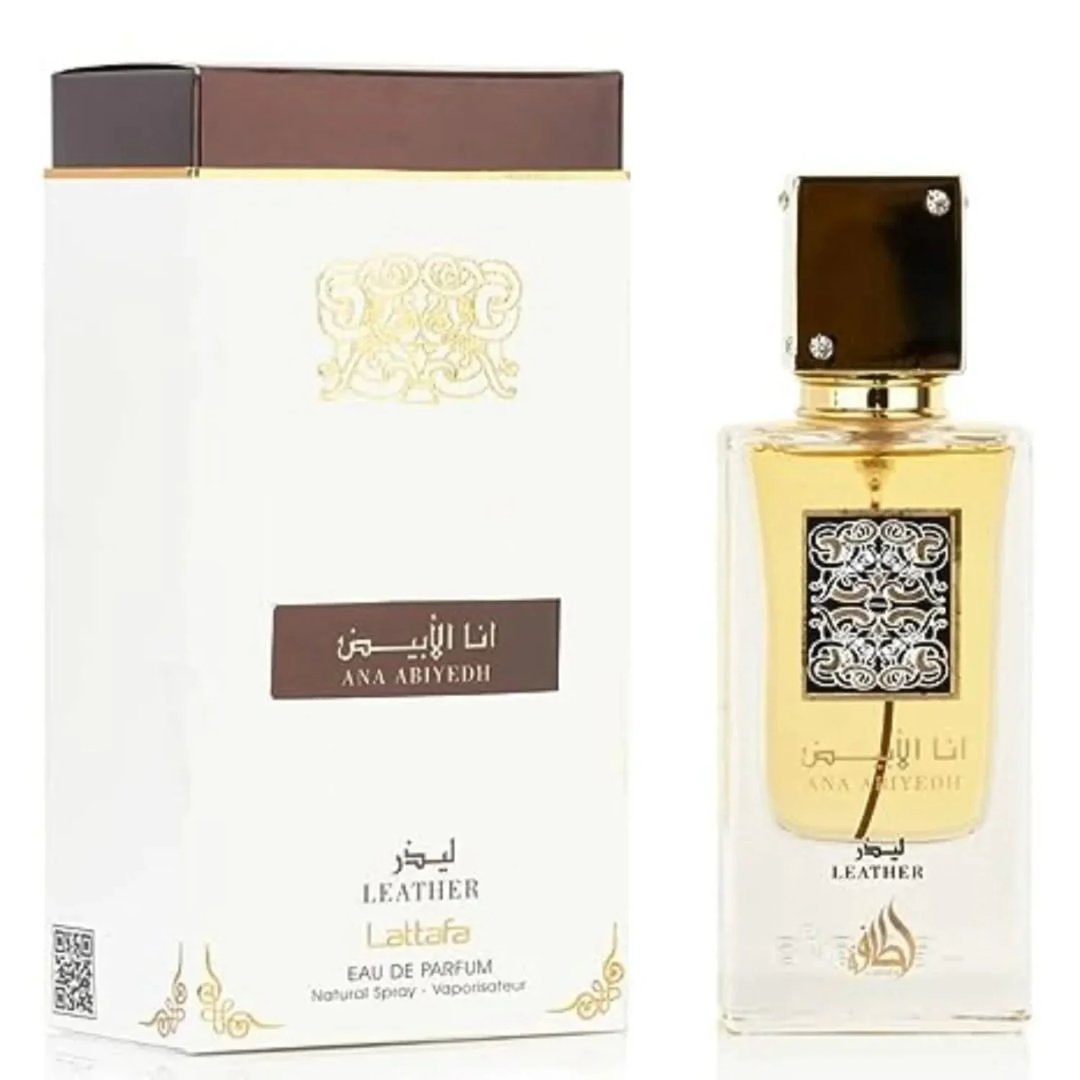 Lattafa Ana Abiyedh Leather EDP 60ml — Unissex