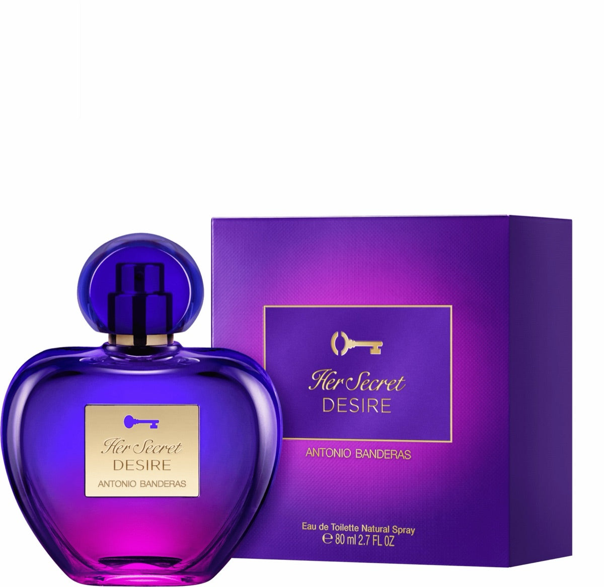 Antonio Banderas Her Secret Desire EDT 80ml — Feminino