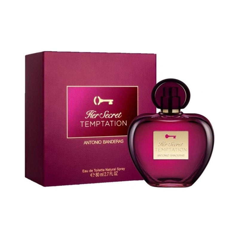 Antonio Banderas Her Secret Temptation EDT 80ml (Tester) — Feminino