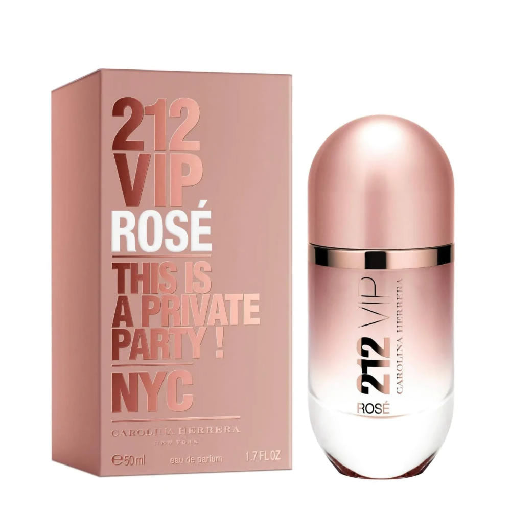 Carolina Herrera 212 Vip Rose EDP 50ml — Feminino