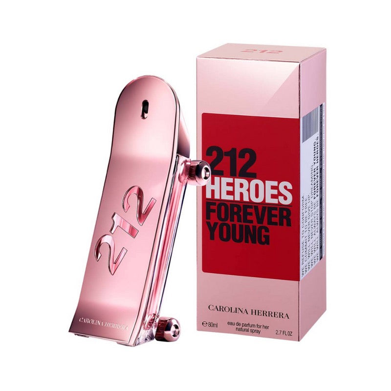 Carolina Herrera 212 Heroes Forever Young EDP 80ml (Tester) — Feminino
