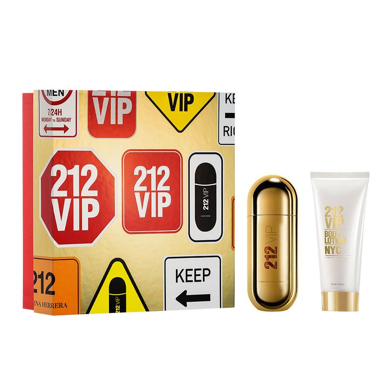 Carolina Herrera 212 Vip EDP 80ml (Tester) — Feminino