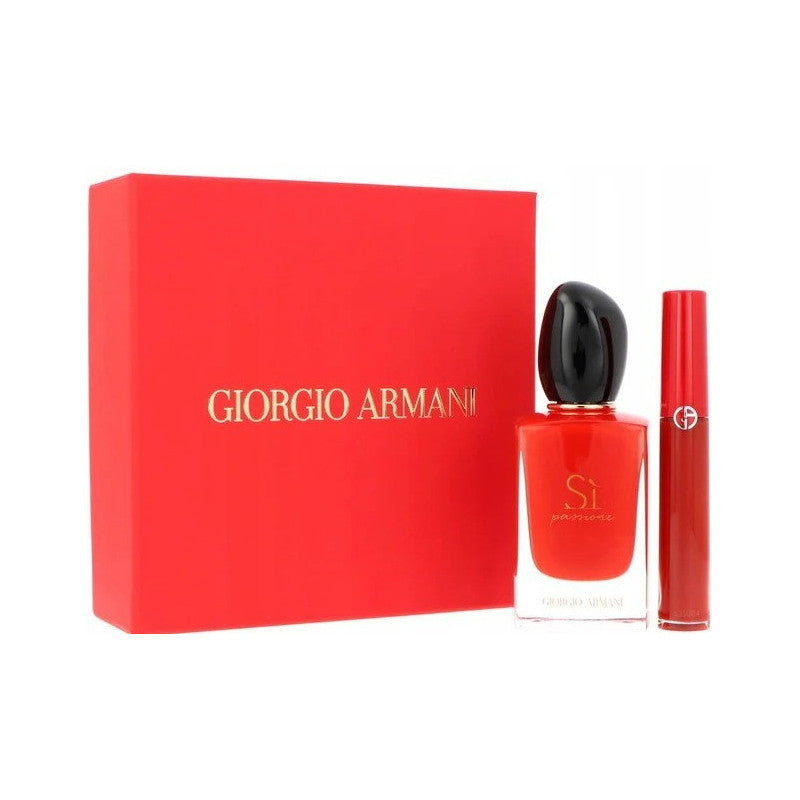 Giorgio Armani Kit Armani Si Passione EDP 50ml + Lipstick Lip Maestro — Feminino
