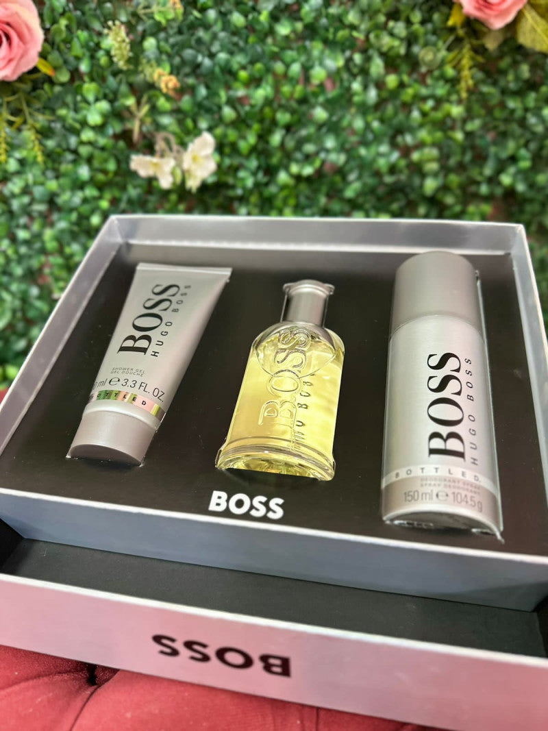 Hugo Boss Kit Hugo Boss Bottled EDT 100ml + Deo 75ml (2Pcs) — Masculino