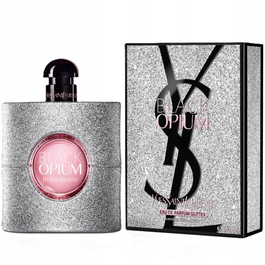 Yves Saint Laurent Black Opium Glitter EDP 90ml C/T (Tester) — Feminino