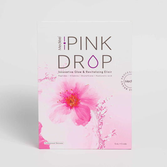 PINK DROP Set com 5 Ampolas (Skin Booster Clareador e Regenerador Facial)