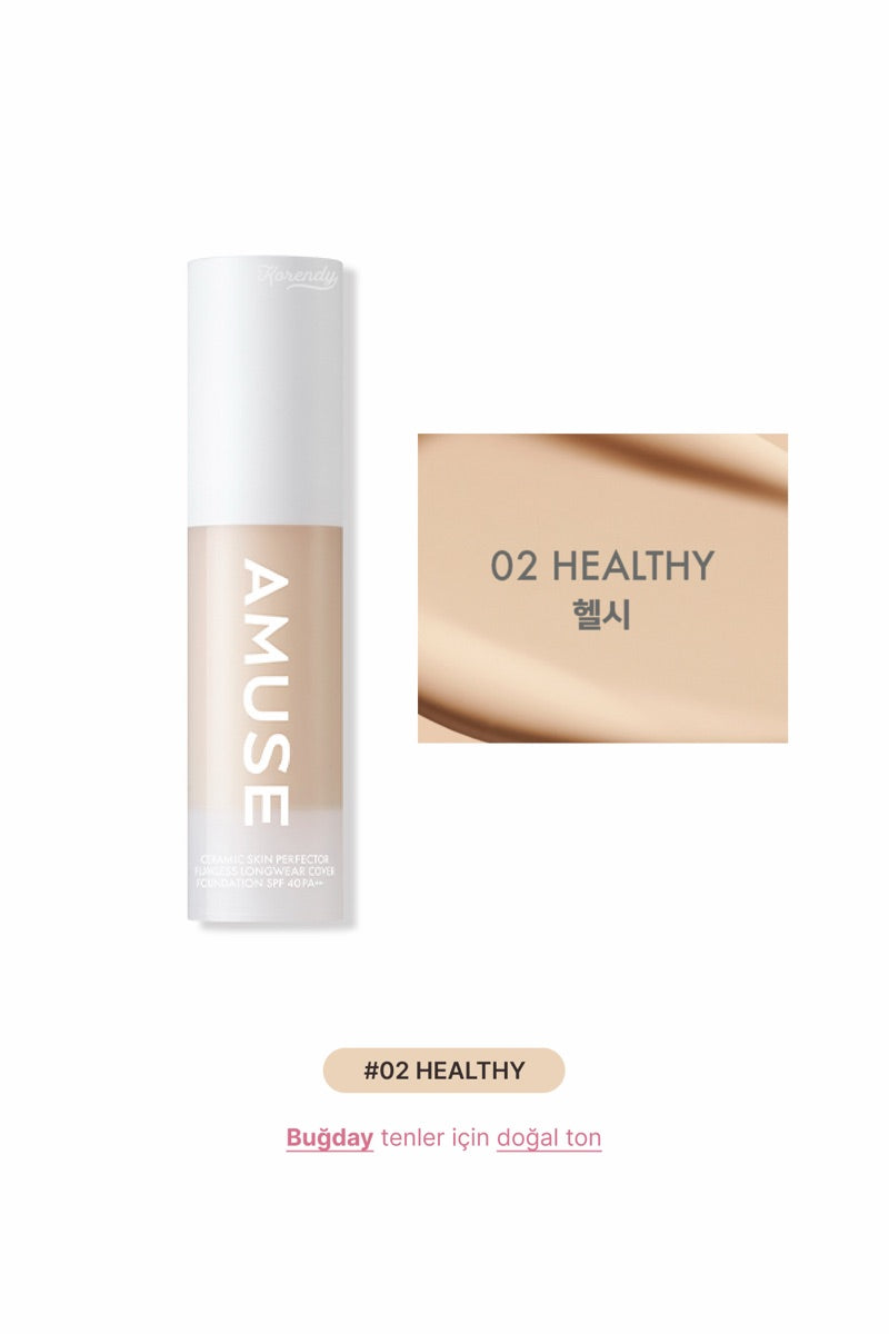 Amuse Ceramic Skin Perfector Foundation 02 Healthy