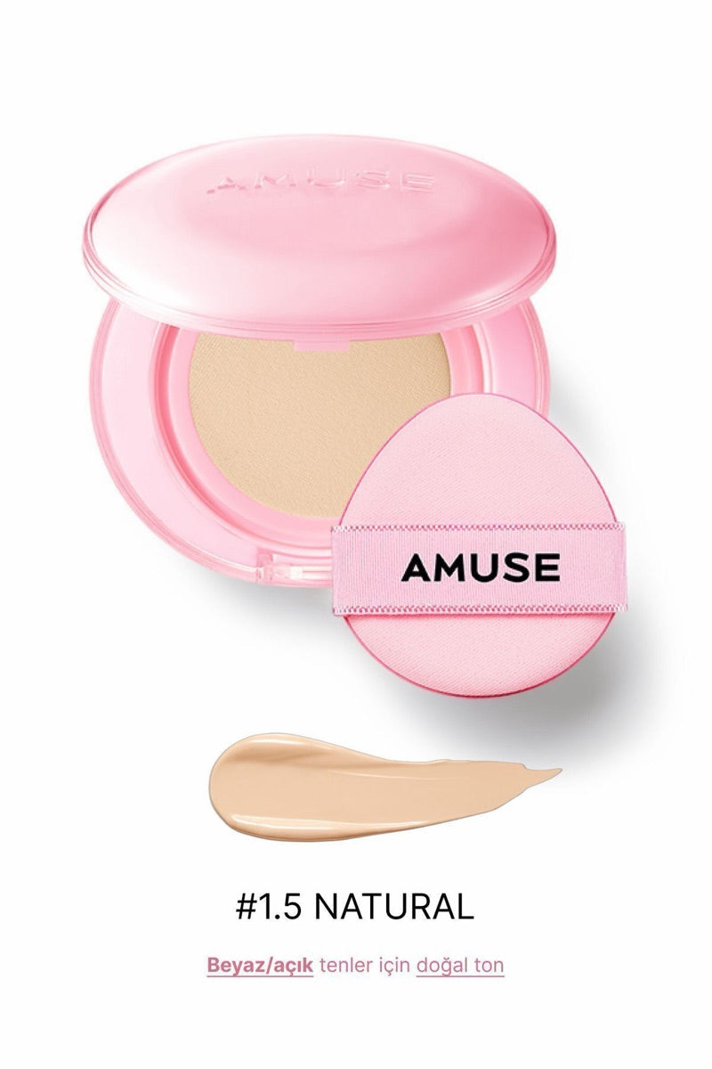 Amuse Dew Power Vegan Cushion 1.5 Natural