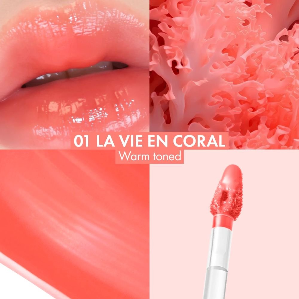 Amuse Dew Tint 01 La Vie En Coral