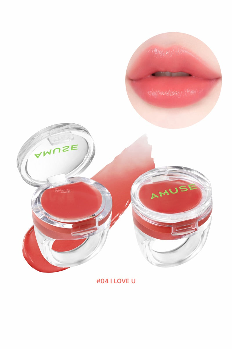 Amuse Ring Lip Balm 04 I Love U Ring