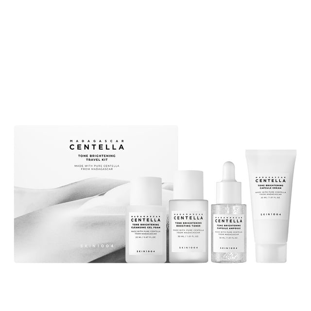 Madagascar Centella Skin 1004 Madagascar Centella Travel Kit Tone Brightening 4UN