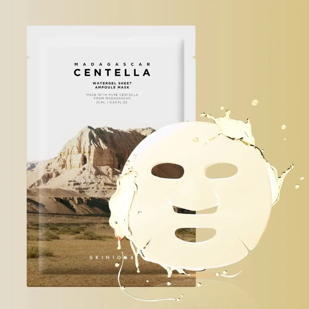Madagascar Centella Skin 1004 Madagascar Centella Watergel Sheet Ampoule Mask 25ml