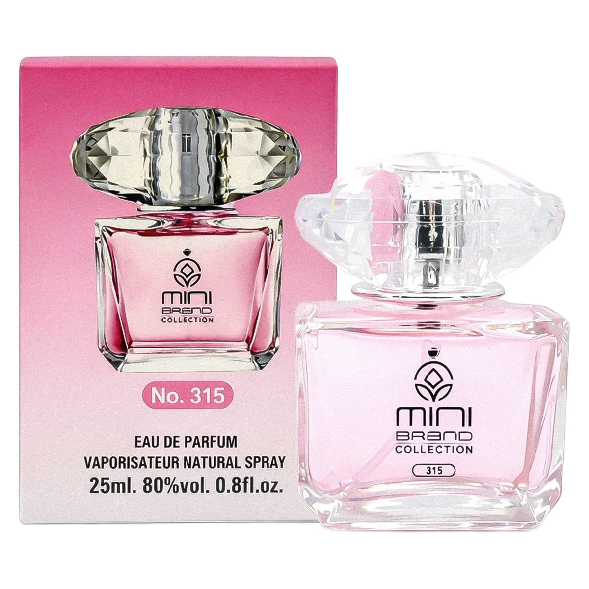 Mini Brand Collection No.315 EDP 25ml / Versace Bright Crysta — Feminino