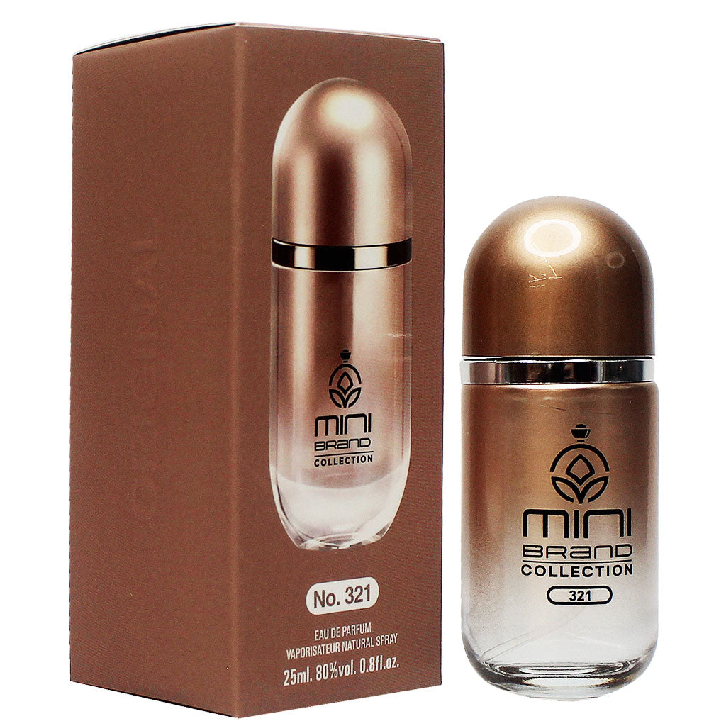 Mini Brand Collection No.321 EDP 25ml / Ch 212 Vip Rose — Feminino
