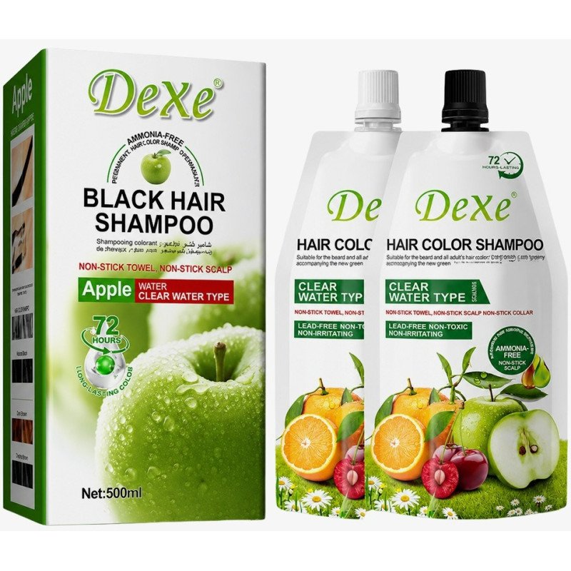 Dexe Shampoo Creme (Apple) Black 2 Refil 500ml