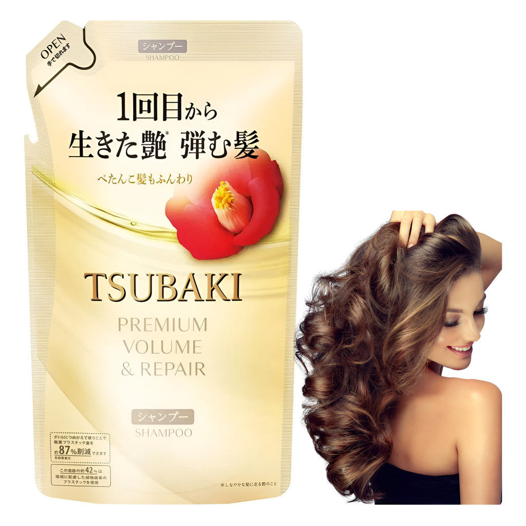 Shiseido Tsubaki Shampoo Premium Volume & Repair Refil 300ml