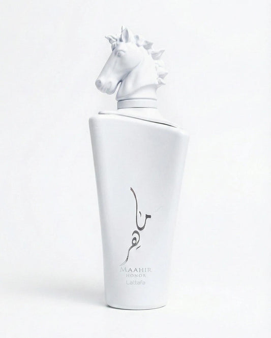 Lattafa Maahir Honor EDP 100ml (Branco) — Unissex