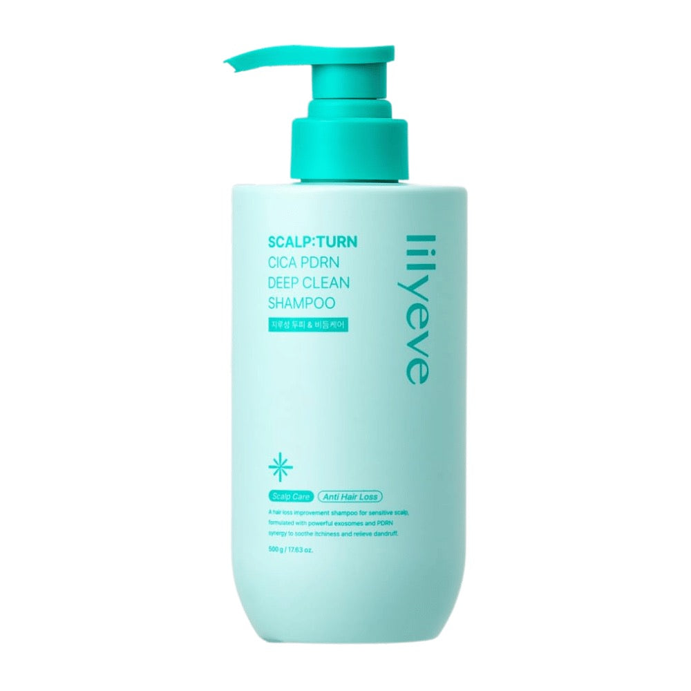 Lilyeve Shampoo Scalp Turn Cica PDRN Deep Clean 500ml