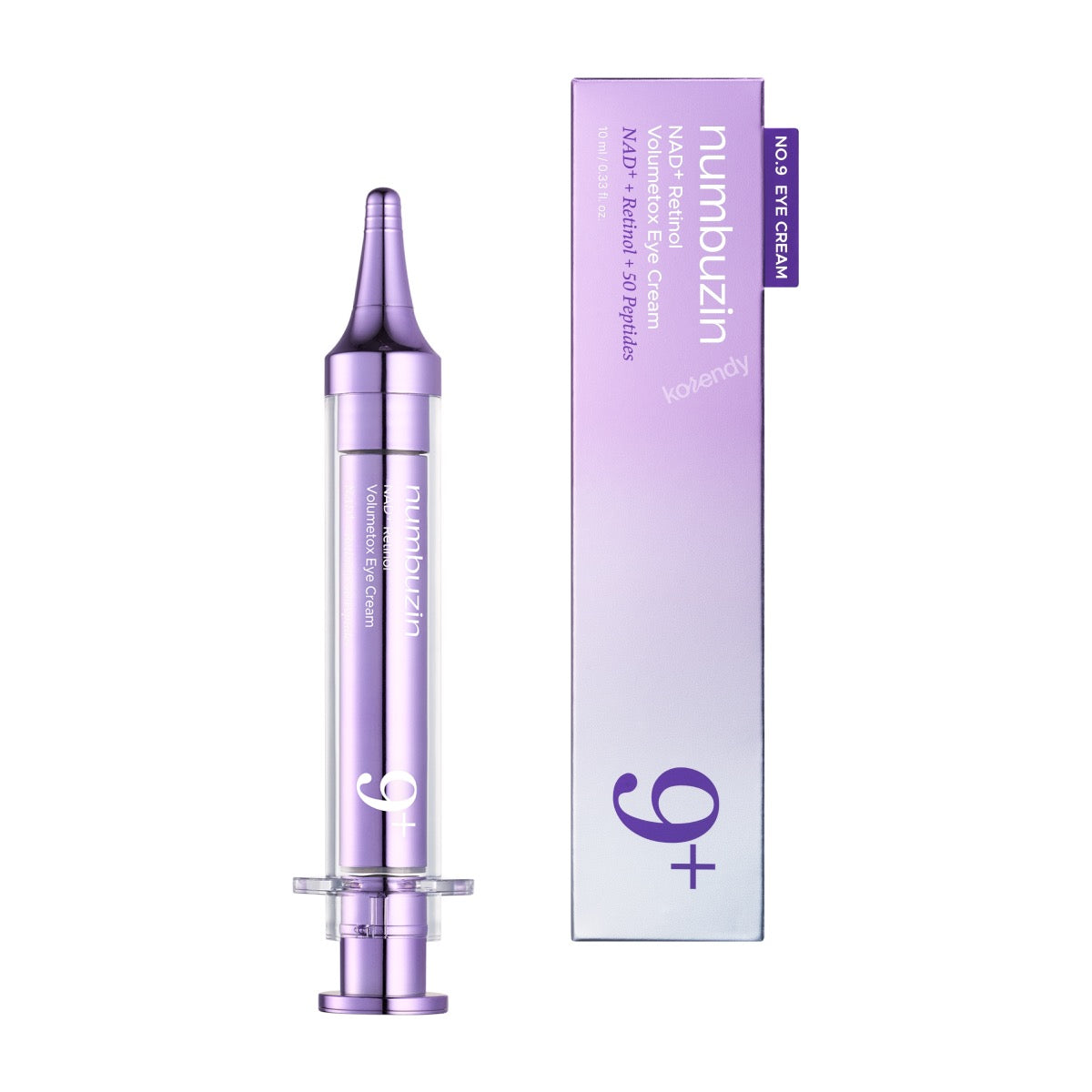 Numbuzin No.9+ Nad+ Retinol Volumetox Contorno de Olhos 10ml Seringa