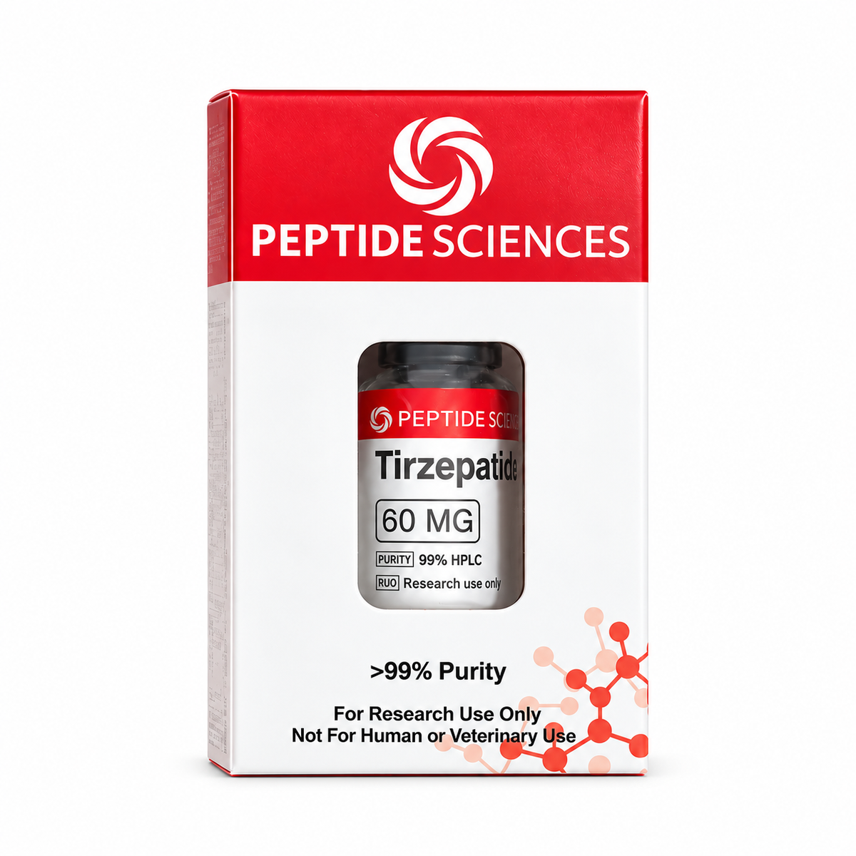 Tirzepatida 60mg (Bujão único) - Peptide Sciences