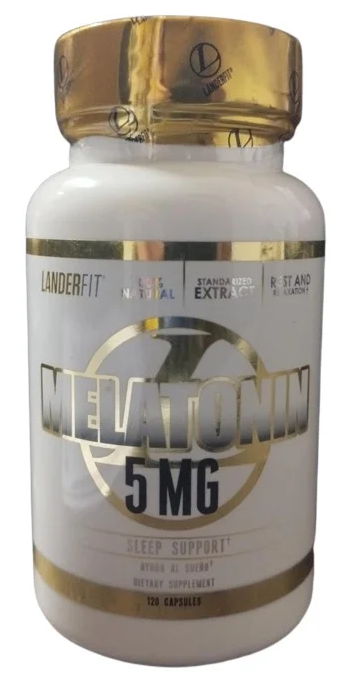 MELATONIN 5mg/cap / 120 caps - LanderFit