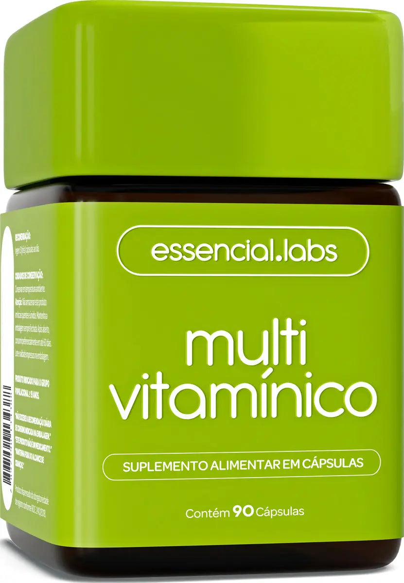 MULTIVITAMINICO de A a ZINCO (90 cápsulas) - Essencial Labs