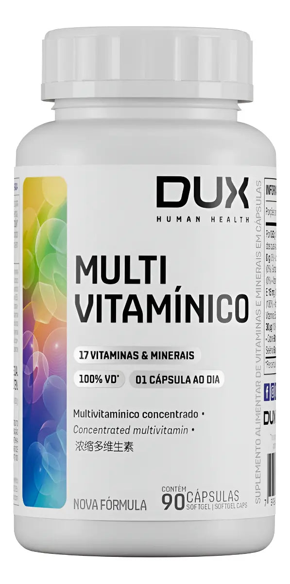 Multivitamínico 90 Cápsulas - Dux Nutrition