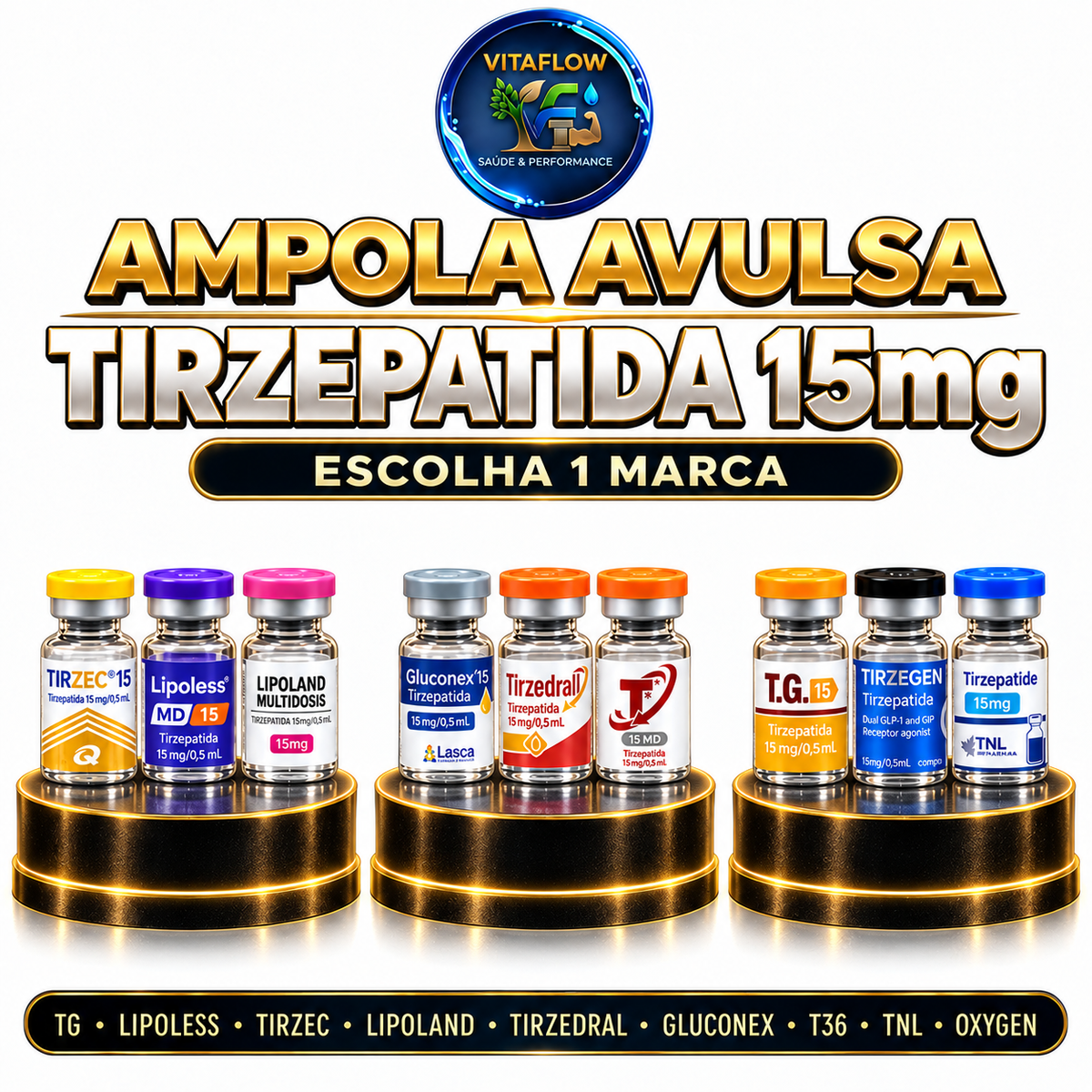 Tirzepatida 15mg (ampola avulsa)